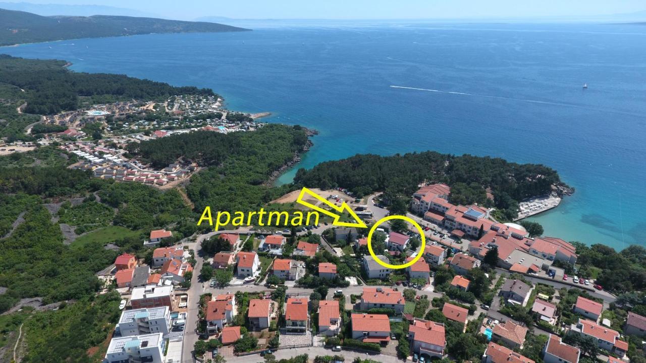Apartments Pika Krk Town Eksteriør bilde